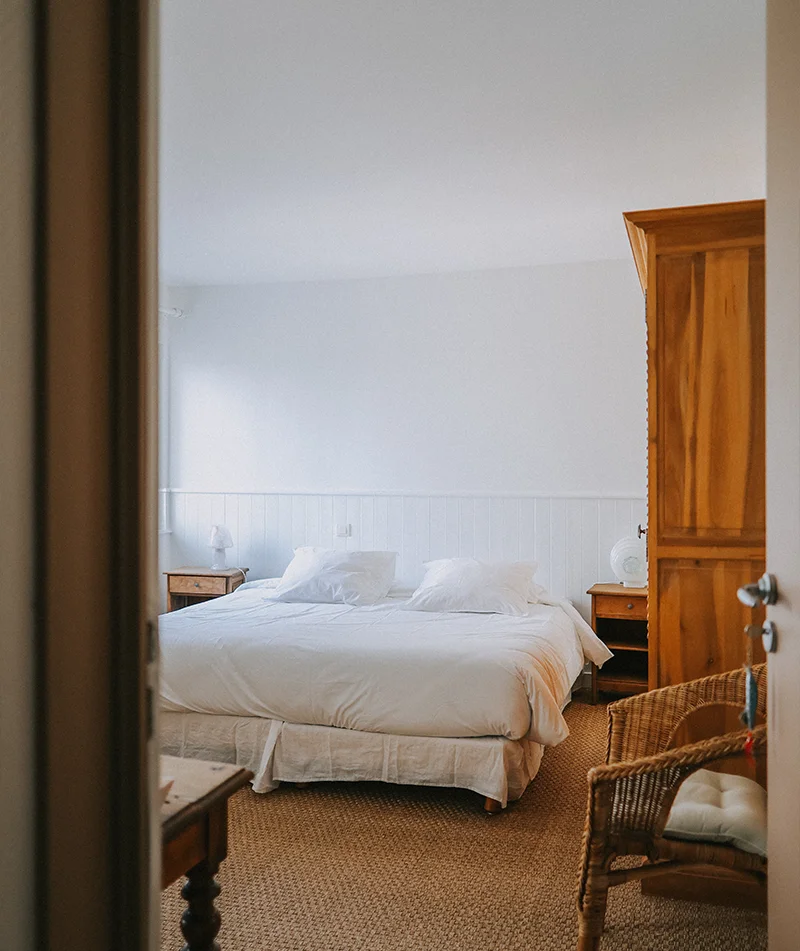 Chambre double et familiale à l'hôtel Rivage à Portivy (Quiberon)