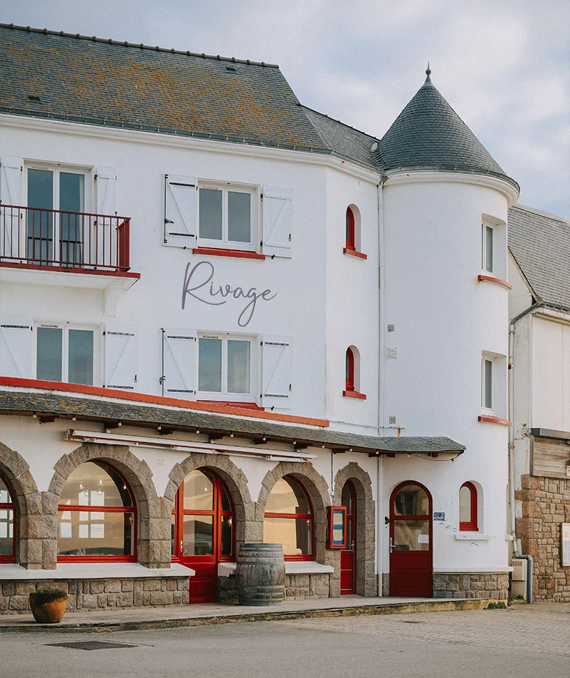 Rivage,restaurant et hôtel à Portivy Quiberon